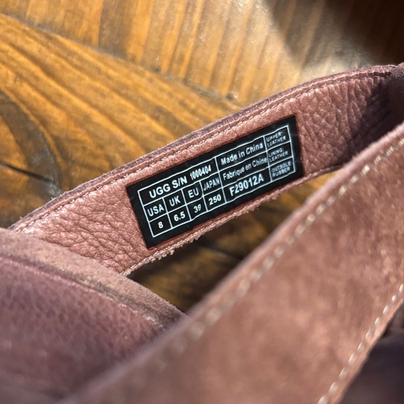 UGG Women's Chocolate Suede Wedges - Picture 3 of 16